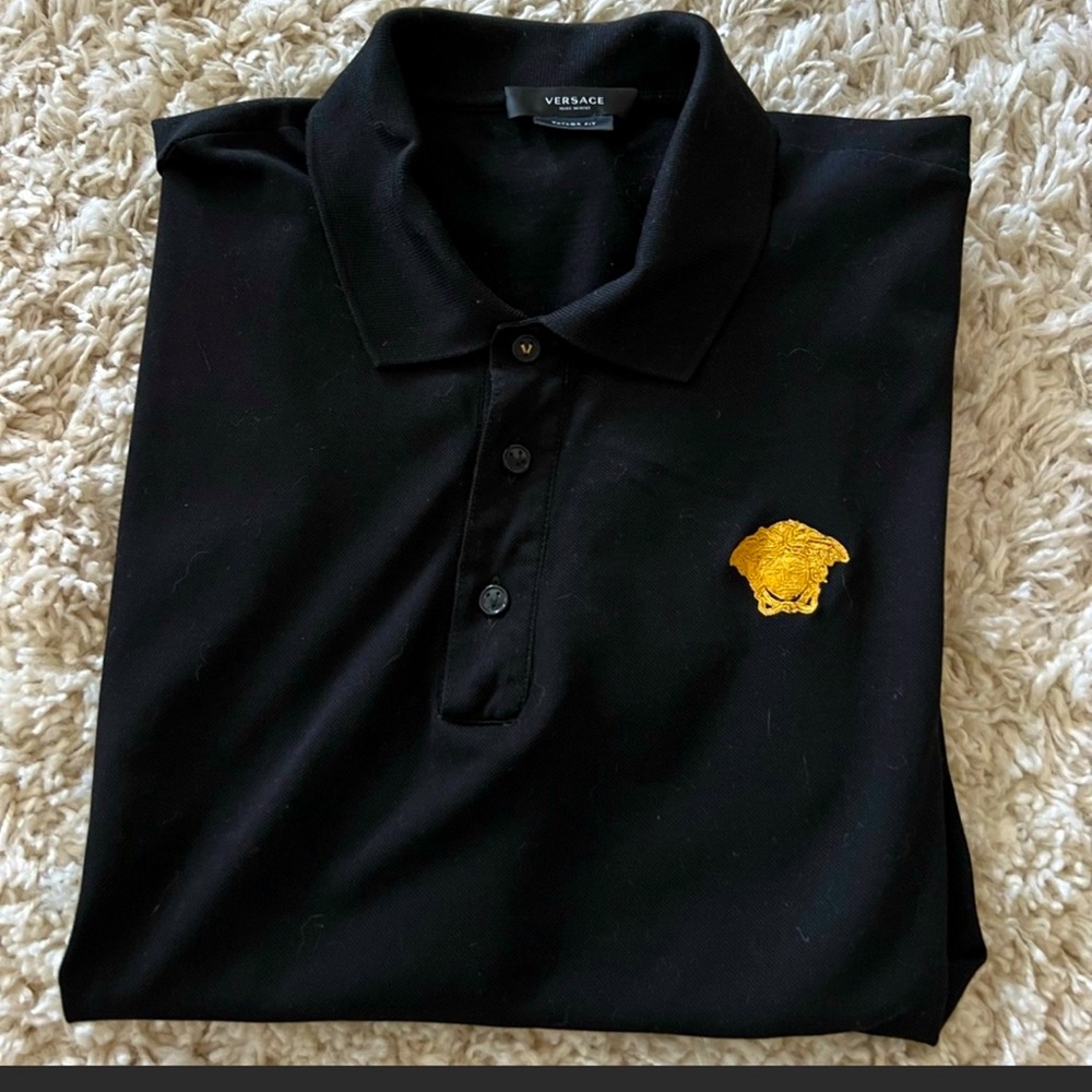 Superb condition Versace Medusa polo